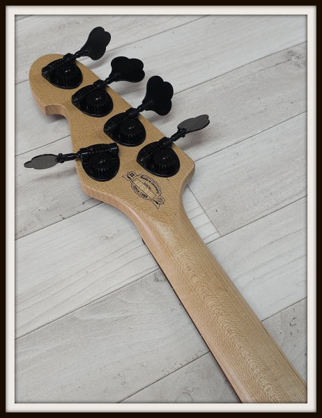 Sandberg California II TT5 passiv Fretless, Open Pore Violetburst